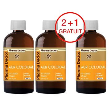 Aur Coloidal 2+1 gratuit, 480 ml Aur Coloidal 2+1 gratuit, 480 ml