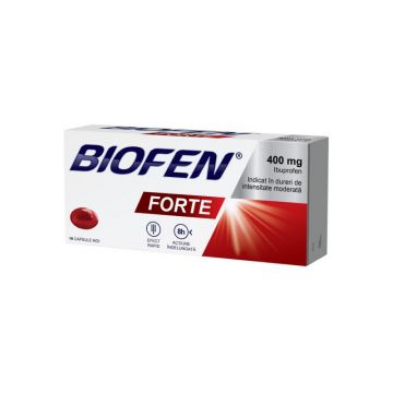 Biofen Forte 400 mg 16 capsule moi Biofarm Biofen Forte 400 mg 16 capsule moi Biofarm