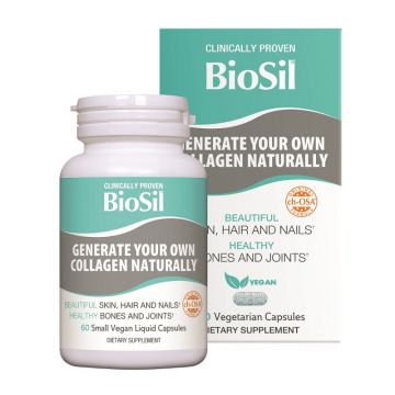 BioSil x60 capsule vegane Generator avansat de colagen BioSil x60 capsule vegane Generator avansat de colagen