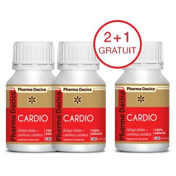 Cardio 2+1 Gratuit, 180 capsule x 3 Cardio 2+1 Gratuit, 180 capsule x 3