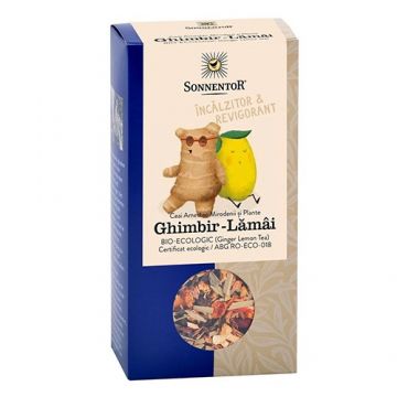 Ceai Ghimbir cu Lamaie Eco 80gr Sonnentor Ceai Ghimbir cu Lamaie Eco 80gr Sonnentor