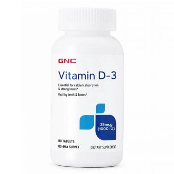 GNC Vitamina D3 1000 180 tablete GNC Vitamina D3 1000 180 tablete