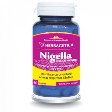 Herbagetica Nigella Chimen Negru, 30 capsule Herbagetica Nigella Chimen Negru, 30 capsule