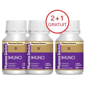 Imuno 2+1 Gratuit, 180 capsule x 3 Imuno 2+1 Gratuit, 180 capsule x 3