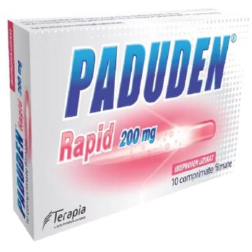 Paduden Rapid 200mg 10 comprimate Terapia Paduden Rapid 200mg 10 comprimate Terapia