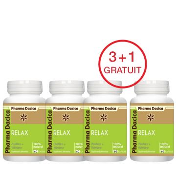 Relax 3+1 Gratuit, 60 capsule x 4 Relax 3+1 Gratuit, 60 capsule x 4