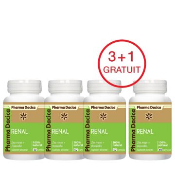 Renal 3+1 Gratuit, 60 capsule x 4 Renal 3+1 Gratuit, 60 capsule x 4