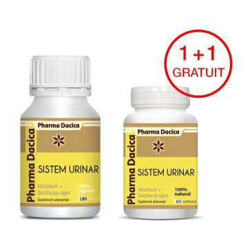 Sistem urinar, 180 capsule + Sistem urinar, 60 capsule Gratuit Sistem urinar, 180 capsule + Sistem urinar, 60 capsule Gratuit