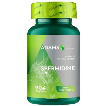 Spermidine 3mg, 90cps, Adams Supplements Spermidine 3mg, 90cps, Adams Supplements