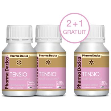 Tensio 2+1 Gratuit, 180 capsule x3 Tensio 2+1 Gratuit, 180 capsule x3